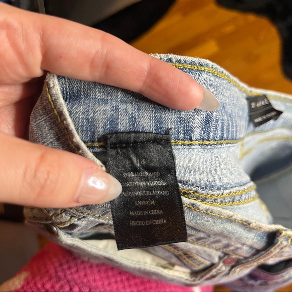 Parallel Patchwork Jeans Size 14 - image 3